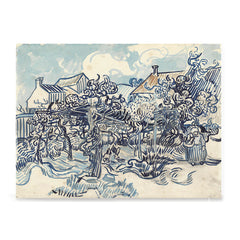 Ezposterprints - Old Vineyard With Peasant Woman | Van Gogh Art Reproduction