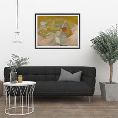 Ezposterprints - Piles Of French Novels | Van Gogh Art Reproduction - 32x24 ambiance display photo sample