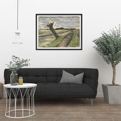 Ezposterprints - Pollard Willow | Van Gogh Art Reproduction - 32x24 ambiance display photo sample