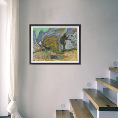 Ezposterprints - Ravine With A Small Stream | Van Gogh Art Reproduction - 24x18 ambiance display photo sample