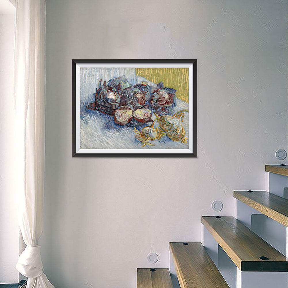 Red Cabbages And Onions Vincent Van Gogh Art Reproduction Posters