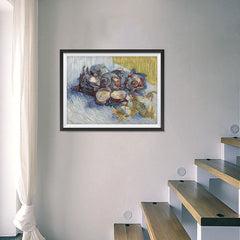 Ezposterprints - Red Cabbages And Onions | Van Gogh Art Reproduction - 24x18 ambiance display photo sample