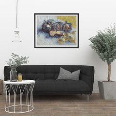 Ezposterprints - Red Cabbages And Onions | Van Gogh Art Reproduction - 32x24 ambiance display photo sample