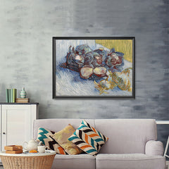 Ezposterprints - Red Cabbages And Onions | Van Gogh Art Reproduction - 48x36 ambiance display photo sample