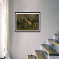 Ezposterprints - Still Life With Vegetables And Fruit | Van Gogh Art Reproduction - 24x18 ambiance display photo sample