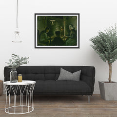 Ezposterprints - Study For The Potato Eaters | Van Gogh Art Reproduction - 32x24 ambiance display photo sample
