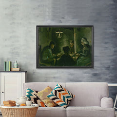 Ezposterprints - Study For The Potato Eaters | Van Gogh Art Reproduction - 48x36 ambiance display photo sample