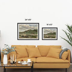 Ezposterprints - The Hill Of Montmartre With Stone Quarry | Van Gogh Art Reproduction ambiance display photo sample