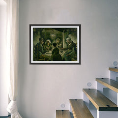 Ezposterprints - The Potato Eaters | Van Gogh Art Reproduction - 24x18 ambiance display photo sample