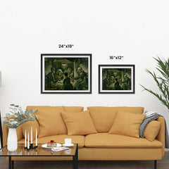 Ezposterprints - The Potato Eaters | Van Gogh Art Reproduction ambiance display photo sample