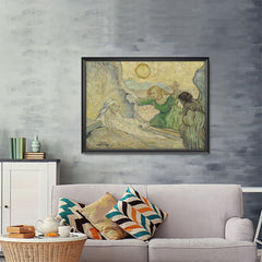 Ezposterprints - The Raising Of Lazarus | Van Gogh Art Reproduction - 48x36 ambiance display photo sample