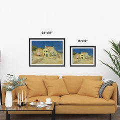 Ezposterprints - The Yellow House | Van Gogh Art Reproduction ambiance display photo sample