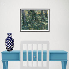 Ezposterprints - Undergrowth | Van Gogh Art Reproduction - 16x12 ambiance display photo sample