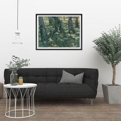 Ezposterprints - Undergrowth | Van Gogh Art Reproduction - 32x24 ambiance display photo sample