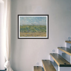 Ezposterprints - Wheatfield With Partridge | Van Gogh Art Reproduction - 24x18 ambiance display photo sample
