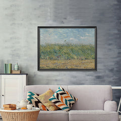 Ezposterprints - Wheatfield With Partridge | Van Gogh Art Reproduction - 48x36 ambiance display photo sample