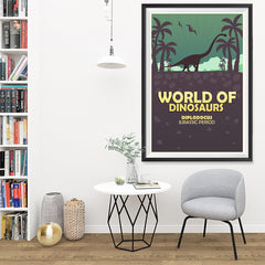 Ezposterprints - Diplodocus | World of Dinosaurs Posters - 32x48 ambiance display photo sample