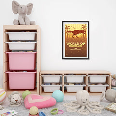Ezposterprints - T-Rex | World of Dinosaurs Posters - 16x24 ambiance display photo sample