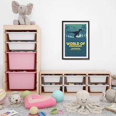 Ezposterprints - Velociraptor | World of Dinosaurs Posters - 16x24 ambiance display photo sample