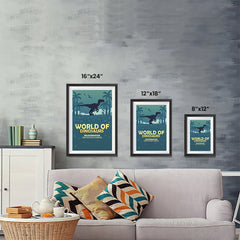 Ezposterprints - Velociraptor | World of Dinosaurs Posters ambiance display photo sample