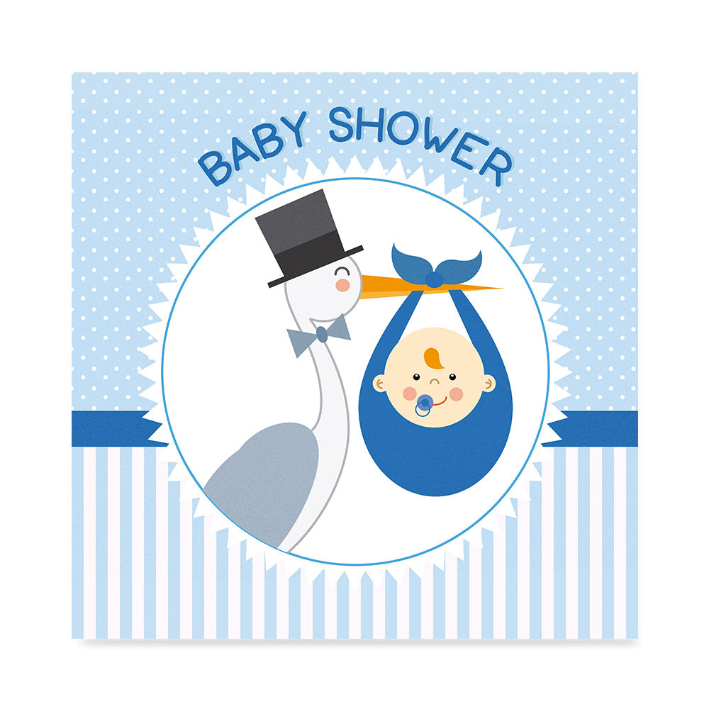 High quality The Stork Brings a Baby Boy, Baby Shower Decoration Poster poster prints