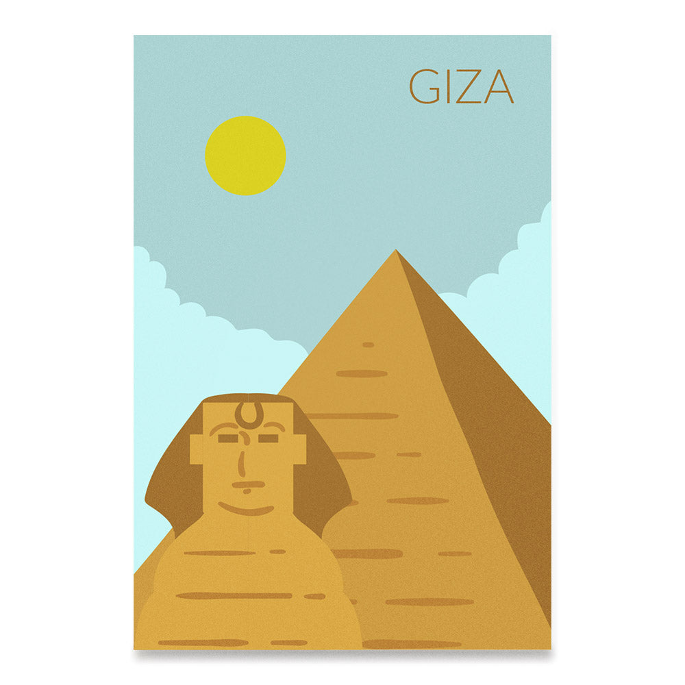 World Cities Retro Posters: Giza