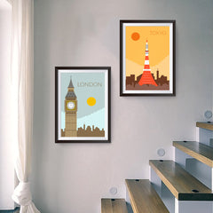 Ezposterprints - World Cities Retro Posters sample 2-poster design