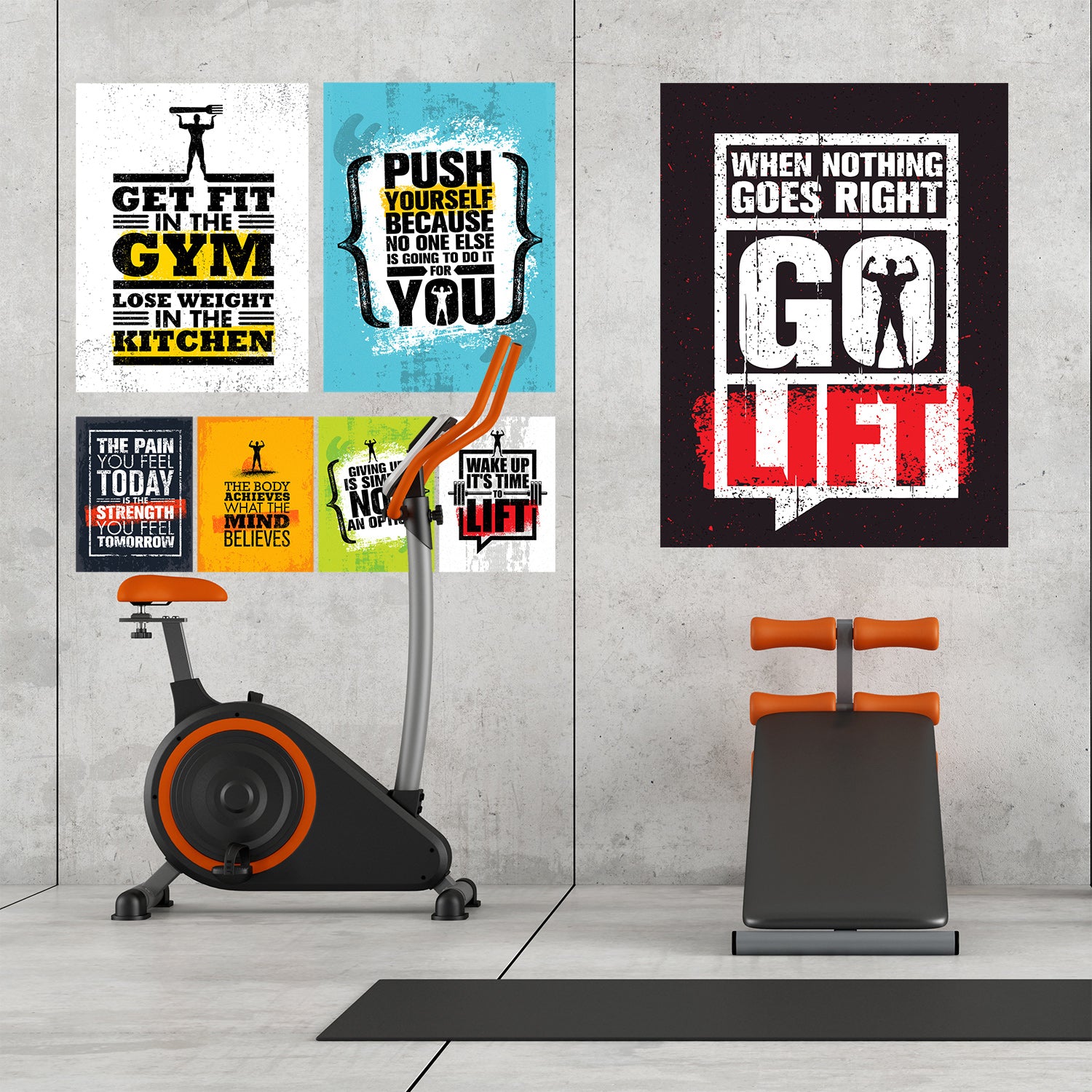 Fitness Inspiration & Gym Motivation Posters