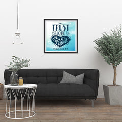 Ezposterprints - Trust In The Lord With All Your Heart - 24x24 ambiance display photo sample