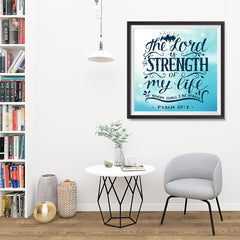 Ezposterprints - The Lord Is Strength Of My Life - 32x32 ambiance display photo sample