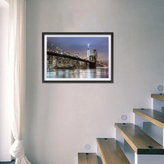 Ezposterprints - Brooklyn Bridge - 24x16 ambiance display photo sample