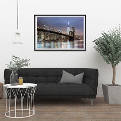 Ezposterprints - Brooklyn Bridge - 36x24 ambiance display photo sample