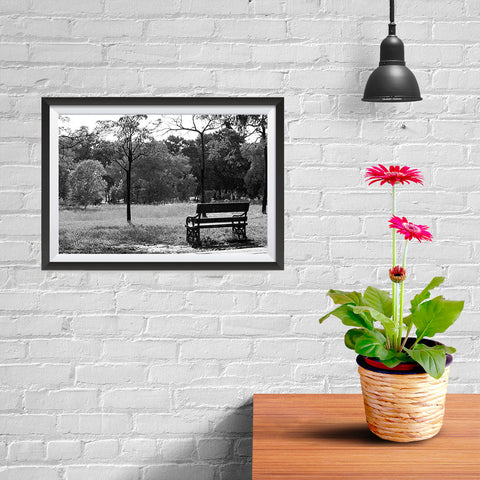 Ezposterprints - Bench In The Park - 12x08 ambiance display photo sample