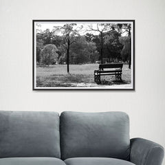 Ezposterprints - Bench In The Park - 24x16 ambiance display photo sample