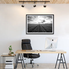 Ezposterprints - Crops And Windmills - 36x24 ambiance display photo sample