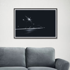 Ezposterprints - Highway At Night - 24x16 ambiance display photo sample