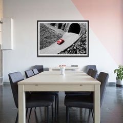 Ezposterprints - Red Miniature Car - 48x32 ambiance display photo sample