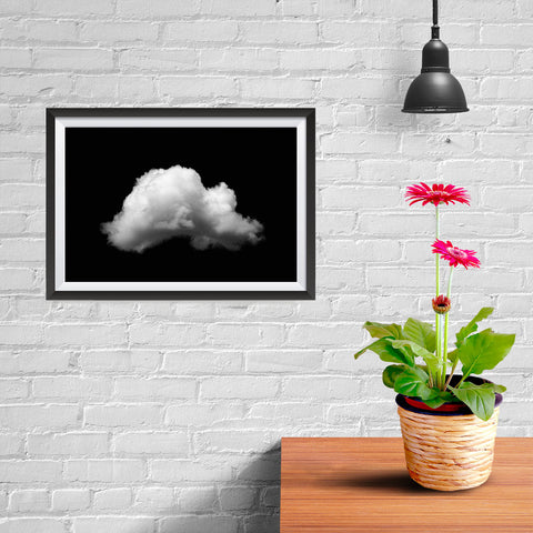 Ezposterprints - Single Cloud - 12x08 ambiance display photo sample