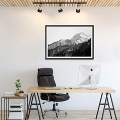 Ezposterprints - Snowy Mountain - 36x24 ambiance display photo sample