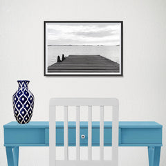 Ezposterprints - Wooden Bridge - 18x12 ambiance display photo sample