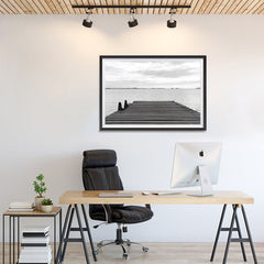 Ezposterprints - Wooden Bridge - 36x24 ambiance display photo sample