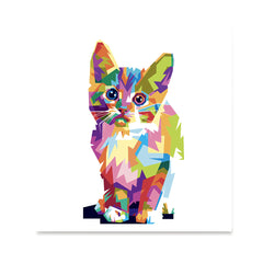 Ezposterprints - The Cat - Cubism -  ambiance display photo sample
