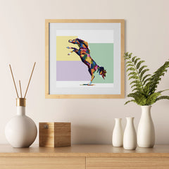 Ezposterprints - The Horse - Cubism - 12x12 ambiance display photo sample