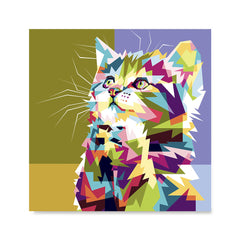 Ezposterprints - The Kitten - Cubism -  ambiance display photo sample