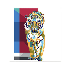 Ezposterprints - The Tiger - Cubism -  ambiance display photo sample