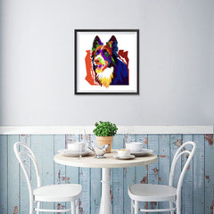 Ezposterprints - The Wolf - Cubism - 16x16 ambiance display photo sample