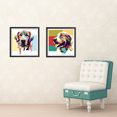 Ezposterprints - The Cat Poster - Cubism ambiance display photo sample