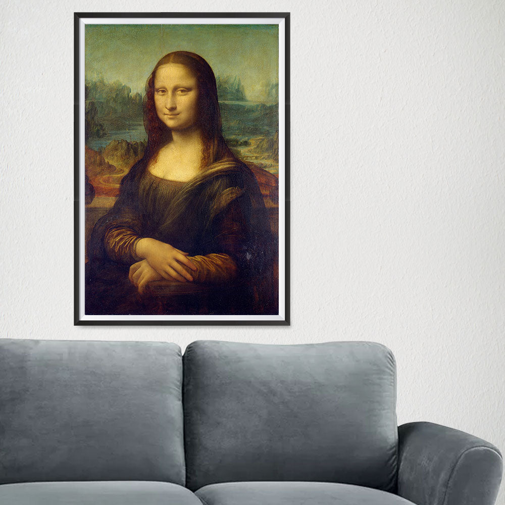 Leonardo da Vinci - Mona Lisa Reproduction Poster on Art Paper ...