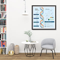 Ezposterprints - Facts About DNA Poster - 32x32 ambiance display photo sample