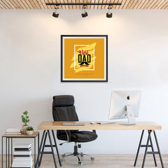 Ezposterprints - Best Dad Ever | Father's Day Posters - 24x24 ambiance display photo sample